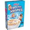 Kellogg's Rice Krispies Kellogg's Frosted Krispies cereali da colazione, snack per bambini, dolcetti marshmallow da forno, originale, scatola da 368,5 g (1 scatola)