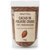 Frutteo Cacao Amaro in Polvere 1 Kg Madagascar - 100% Puro Non Alcalinizzato - Gusto Intenso e Aromatico - Ideale per Dolci, Pasticceria e Bevande - Qualità Premium