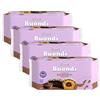 Generico 4X BauIi Buondì Originale Brioche a Lievitazione Naturale Ricoperto al Cioccolato 276g