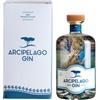 Arcipelago | Gin Italiano da 700ml Vol 42% Confezione Regalo Distillato con 7 Botaniche Sapore con Note di Limone dell'Elba ed Elicriso di Capraia Ideale per Gin Tonic e Cocktail - Made in Italy 100%