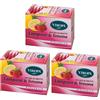 Viropa 3x Viropa - Infuso ai Frutti - LAMPONE e LIMONE - 15 filtri - Confezione da 3 x 15 filtri - Tisane ed infusi in filtro + in OMAGGIO Assortimento tisane funzionali Viropa
