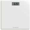 Rowenta Premiss Bilancia Pesapersone Digitale in Vetro Temperato, 30x30 cm, Max 150kg, Ultrasottile, Graduazione di Precisione Ogni 100g, Funzioni Intelligenti, Ampio Display,Bianco, BS1401