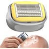 Générique Rasoio Teschio Manuale,Trimmer per Capelli Manuale Rapido per Uomo | Strumento Toelettatura Portatile Viso Corpo Viaggio Senior Parrucchiere