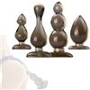 Khgropmz HC3J-Kit Allenamento Silicone Jelly 4 Caratteristiche plúg ànalé dilàtatóré ànàl ànàleséx tóy kit bútt dilatàtóri palliné ànàli dildó séxytóysys vibràtoréper próféssionàlé in ànó per donna uomo coppie