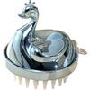 Rianpesn Crescita dei capelli con massaggiatore per cuoio capelluto - Simpatica spazzola per shampoo per capelli a forma di cigno con setole morbide in silicone - Scrubber per testa staccabile, Rianpesn