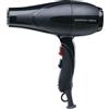 GAMMAPIU' Asciugacapelli Professionale 2001R Nero, Phon per Capelli Professionale ad Alte Prestazioni, Impugnatura Ergonomica Antiscivolo, Asciugacapelli con Asciugatura Veloce, W 1900-2200