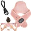 Rukjmqi Fascia per il collo riscaldata, regolabile a 3 temperature, magnetica, riscaldata elettrica, per alleviare il disagio, indolenzimento muscolare, rigidità, uomini, anziani, ufficio, casa