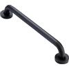 LLXNQ026 Maniglia Per Vasca Da Bagno Doccia in Acciaio Inossidabile, Maniglione da Bagno,Maniglia di Sicurezza Antiscivolo,WC Vasca da Bagno Maniglione Disabili,Nero (40cm/15.7in)
