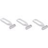 Healeved 3pezzi Body Hair Trimmer Per Strumento Per Depilazion Ascelle Design e Portatile Colore Grigio Per