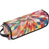 KLL Custodia da viaggio 2 in 1 per ferro arricciacapelli con tappetino rimovibile resistente al calore, borsa organizer da viaggio per strumenti caldi, ferro arricciacapelli, volumizzatore per capelli