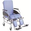 Moretti Sedia comoda in acciaio verniciato con schienale reclinabile Komoda 4 ruote 48 cm Art. RC325-48