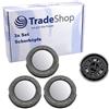 Trade-Shop Set di 3 lame di ricambio per rasoio Philips HQ441 HQ4411 HQ442 HQ4421 HQ4425 HQ443 HQ440 HQ4441 HQ4445 HQ448 HQ4601 HQ4607 HQ4608