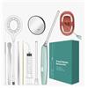 MiBrush Kit di rimozione elettrica dei calcoli tonsillari - Pipetta di aspirazione, siringa di irrigazione, specchio con ingrandimento 5x e abbassalingua - Rimuove rapidamente i calcoli tonsillari