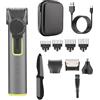 BestAlice Rasoio per barba e baffi da uomo, kit multifunzionale per la toelettatura del corpo (4 in 1)
