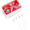 Miaoyak Spazzolino da denti portatile da viaggio per hotel, 20 pezzi, mini spazzolino da denti con perline esplose, usa e getta, per adulti, per donne e uomini