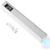 Generic Lampada UV per unghie, ricaricabile, con luce gel UV e LED, piccola luce per manicure per principianti e professionisti