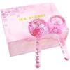 Generic Palloncini di ghiaccio per viso, 2 pezzi grandi, per hockey su ghiaccio, bellezza energetica, sfera di cristallo, raffreddamento viso, sfere di ghiaccio, onde d'acqua, massaggio viso e occhi, cura