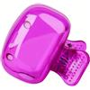 Generic BgH503 - Tappo di copertura per spazzolino da denti, con clip, per spazzolino portatile, per il bagno, casa, in viaggio, per spazzolino da denti, colore: viola, 5 cm