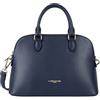 LANCASTER | Sierra Jia - Borsa a mezza luna in pelle di vacchetta grana blu scuro, Blu scuro, taglia unica