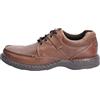 Hush Puppies Randall II - Scarpe Stringate Derby Uomo, Marrone (Brown Brown), 41 EU