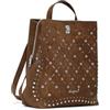 Desigual zaino per il tempo libero Yankee Metal Patch Sumy Mini Backpack Camel marrone