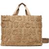 Liu Jo Jeans Shopping bag grande misto lana Oat Milk