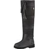 Generisch Stivali lunghi da donna caldi da neve | Stivali invernali da donna a punta rotonda antiscivolo | comodi stivali alti alla moda | scarpe da neve da donna all'aperto scarpe da trekking da donna, Nero