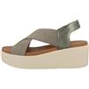 Geox Sandalo da donna D XAND 2.2S B Wedge, SAGE, 39 EU, salvia, 39 EU
