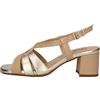 ENVAL SOFT sandali in pelle laminata con tacco a blocco -
