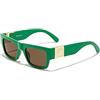 D.Franklin - Occhiali da sole unisex con lenti a protezione UV - Polarizzati - Modello emblem