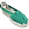 Espardenya.cat Espadrilles Espadrillas Seven Grain Design in verde lime, verde chiaro, verde e verde scuro con suola mista, Verde (Verde), 39 2/3 EU