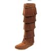 Minnetonka - 5-Layer Fringe Boot, Stivali E Stivaletti da donna, Marrone (Braun (Brown)), 39 EU
