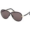Tom Ford Occhiali da Sole RICKIE FT 1007 Shiny Black/Grey 65/5/135 donna
