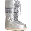 Kefas GRANDBOOT Stivali da Neve Donna - Doposci Outdoor - Scarpe Neve Termiche Impermeabili con Fodera Calda e Suola Antiscivolo - Argento Glitter