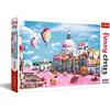 Trefl, Puzzle, Dolci a Venezia, 1000 Elementi, Città Divertenti, Qualità Premium, per adulti e Bambini dai 12 anni
