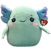 Ty Squishy Beanies - Charlie l'Axolotl, Morbido Cuscino di Peluche con Occhioni Azzurri, Idea Regalo per Grandi e Piccini, Tutti da Collezionare - 22 cm - T39394