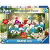Ravensburger - Puzzle 6 Anni, Giant Floor Puzzle 125 Pezzi, Puffi - Puzzle Bambini 6 Anni, Collezione Puffi, Giochi Educativi e Divertenti, Idee Regalo