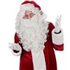 DEGUISE TOI Parrucca e Barba da Babbo Natale per Adulto - Grigio, Bianco - Taglia Unica