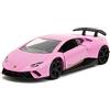 Jada Pink Slips 1:32 Lamborghini Hurac n Performante Die-Cast Car, Toys for Kids and Adults(Glossy Pink)