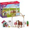 SCHLEICH Horse Club per Ospitare Cavalli di Hannah con Cagnolina