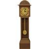 Generico Mini Orologio A Pendolo, 1:12 Scalas Mobili Casa Delle Bambole Orologio A Pendolo, Vintage Miniature Orologi Pendolos Modelli, Casa Bambole Mini Mobili Orologi Modelli Giocattolo Decorazione