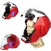 AUGMAXI Iron-Man MK 5 Casco elettronico indossabile con voce e telecomando, occhi LED ed effetti sonori, perfetto per cosplay di supereroi, oggetti di scena cinematografici e da collezione per adulti, regalo