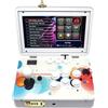 UYXOERA portatile 9800 in 1 Console di Gioco Arcade 10.1 pollice Schermo HD Doppio Giocatori Box DX, Retro Videogiochi Macchina Ricerca/Nascondi/Pausa Giochi