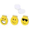 COSAS43 DETALLES PARA INVITADOS BODA-COM Confezione da 20 quaderni per bambini emoticon con 4 diverse faccine vengono serviti assortiti. Regalo per compleanno e feste con bambini.