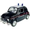 Generisch Welly Modello Auto Compatibile con FIAT Nuova 500 Carabinieri Polizia 1957-1975 ca 1/24 1:24 Metallo Modello Auto Il Cast Nuovo in Scatola