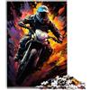 SYUNFEI Jigsaw Puzzle Moto Galassia Adulto 1000 Pezzi Puzzle per Adulti Puzzle 50 x 74,9 cm Bordo di Legno Puzzle per Adulti Bambini affare come regali per tutta la famiglia