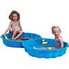 Paradiso Toys T00752 Sand/Water Box Shell Shape, Blu, 86 x 80 x 20 cm