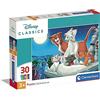 Clementoni - 20278 - Supercolor Puzzle - Disney Animals - 30 Pezzi - Puzzle Bambini 3 Anni, Puzzle Cartoni Animati - Made In Italy