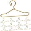 MOLUCKFU 45 Pezzi Mini Bambola Gancio Bambola Grucce Per Armadio Grucce In Miniatura Ornamenti In atura Per Vestiti Per Le Bambole Decori Delicato