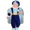 Dodici Costume Piccolo Imperatore Neonato Vestito di Carnevale Principe Azzurro Costume Principino